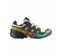 Salomon - Chaussures de trail en GORE-TEX - Speedcross 6 GTX M Transparent Yellow/Black pour Homme - Taille 7,5 UK - Beige Beige 7,5 UK