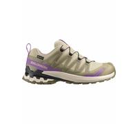 Salomon Chaussures de trail XA PRO 3D v9 GORE-TEX Femme beige/vert kaki/violet Taille 37 1/3
