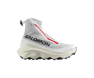 Salomon - Chaussures de trail - S/Lab Ultra Dust White/Fiery Red/Vanilla Ice - Taille 43 1/3 - Rouge Rouge 43 1/3