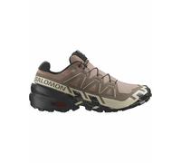 Salomon - Chaussures de trail - Speedcross 6 M Natural/Black pour Homme - Taille 45 1/3 - Marron Marron 45 1/3