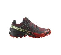 Salomon - Chaussures de trail - Speedcross 6 Rum Raisin/Cherry Tomato/Cognac pour Homme - Taille 10 UK - Bordeaux Bordeaux 10 UK