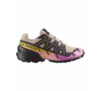 Salomon - Chaussures de trail - Speedcross 6 W Etherea/Black pour Femme - Taille 39 1/3 - Beige Beige 39 1/3
