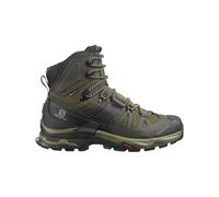 Salomon - Chaussures de trekking en GORE-TEX - Quest 4 GTX Olive Night / Peat / Safari pour Homme en Cuir - Taille 6,5 UK - Kaki Kaki 6,5 UK