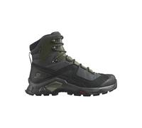 Salomon - Chaussures de trekking en GORE-TEX - Quest Element GTX Black/Deep Lichen pour Homme en Cuir - Taille 8,5 UK - Noir Noir 8,5 UK