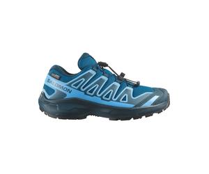 Salomon - Chaussures outdoor polyvalentes imperméables - XA Pro WP J Mykonos Blue/Gibraltar Sea - Taille Enfant 34 - Bleu Bleu 34