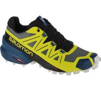 Chaussures de running - SALOMON - Speedcross 5 - Homme - Gris, Bleu, Jaune