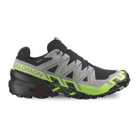 Salomon - Speedcross 6 Gore-Tex - Chaussures de trail - UK 8 | EU 42 - black / alloy / green gecko
