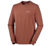 Salomon - Chest Logo Long Sleeve Tee - Haut à manches longues - S - burnt umber