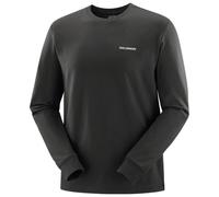 Salomon - Chest Logo Long Sleeve Tee - Haut à manches longues - S - deep black