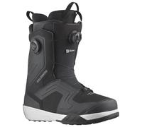 Salomon Snowboard - Boots de snowboard - Dialogue Dual Boa Black/White pour Homme - Taille 30.5 - Noir Noir 30.5