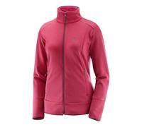 Salomon Discovery Full Zip Femme Framboise - Vêtements polaires outdoor femmes S