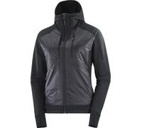 Salomon - Doudoune hybride en PrimaLoft® - Elixir Hybrid HD Insulator W Deep Black pour Femme - Taille XS - Noir Noir XS