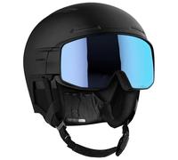 Salomon - Driver Prime Sigma Photo Mips Black Sky Blue - S - Casque de ski avec visière