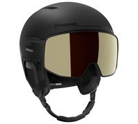 Salomon - Driver Prime Sigma Plus Black Light Black Gold + Silver PInk - S - Casque de ski avec visière