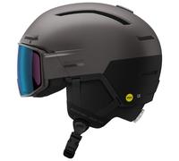 Salomon - Driver Pro Sigma Photo Mips Beluga Metal Black Sky Blue - S - Casque de ski avec visière