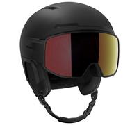 Salomon - Driver Pro Sigma Photo Mips Black Poppy Red - L - Casque de ski avec visière