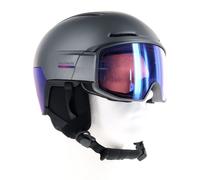 Salomon Driver Pro Sigma Photo Mips Casque de ski avec visière L Gris