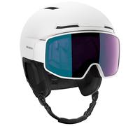 Salomon - Driver Pro Sigma Photo Mips White Sky Blue - S - Casque visière