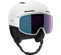 Salomon - Casque à visière photochromique - Driver Pro Sigphoto Mips White - Taille 53-56 cm - Blanc Blanc 53-56 cm