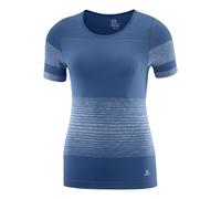 Salomon Elevate Move'On T-Shirt Femme Bleu - Tee-shirts de running femmes XS