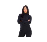 Salomon - Polaire stretch et légère demi-zippée - Sntial Lightwarm HZ W Deep Black - Taille XS - Noir Noir XS