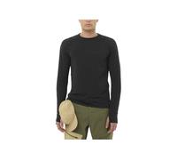 Salomon Essential Lightwarm Crew Neck Noir L