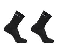 Salomon EVA Crew Lot de 2 paires de chaussettes, Noir , L