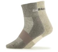 Salomon - Evasion Ankle 2-Pack - Chaussettes multifonctions - EU 42-44 - light grey / heather medium
