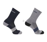 Salomon - Evasion Crew 2-Pack - Chaussettes multifonctions - EU 36-38 - blue nights / monument