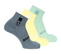 Salomon - Everyday Ankle 3-Pack - Chaussettes multifonctions - EU 45-47 - dusty yellow / sea foam / stormy weather