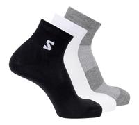 Salomon - Everyday Lite Quarter 3-Pack - Chaussettes multifonctions - EU 39-41 - black / white / frost gray