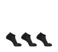 Salomon Everyday Lot de 3 chaussettes basses, confort classique en coton mélangé, poignet super bas invisible, coupe naturelle sensible pour un usage quotidien