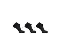 Salomon Everyday Lot de 3 chaussettes basses, confort classique en coton mélangé, poignet super bas invisible, coupe naturelle sensible pour un usage quotidien