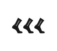 Salomon – Chaussettes Everyday Crew Pack de 3 – Multifonctions – EU 45-47 – Noir