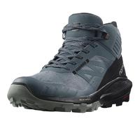 SALOMON Femme Chaussures Outpulse Mid GTX W randonnée, Black Stormy Weather Black Wrought Iron, 41 1/3 EU