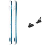 Salomon - Fixations de ski alpin - Pack Qst Echo 106 White/Race Blue 2025 - Blanc Blanc 165 cm,173 cm