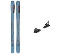 Salomon - Fixations de ski freerando - Pack Qst 92 Copen Blue/Yellow 2025 - Bleu Bleu 152 cm