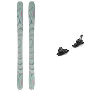 Salomon - Fixations de ski freeride/freestyle - Pack QST 100 Iceberg Green/Nirvana 2026 - Vert Vert 164 cm,172 cm