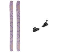Salomon - Fixations de ski freeride/freestyle - Pack Qst 106 Nirvana 2026 - Gris Gris 165 cm,173 cm,181 cm,189 cm