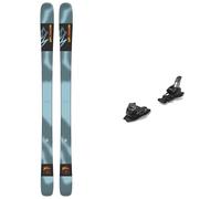 Salomon - Fixations de ski freeride/freestyle - Pack Qst Spark 2026 - Bleu Bleu 150 cm,157 cm,164 cm,171 cm,178 cm
