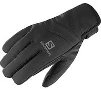 Salomon, Gants de Course à Pied Légers Unisexe, Compatible avec Ecran Tactile, RS GLOVE U, Respirant, Noir, Taille:XL