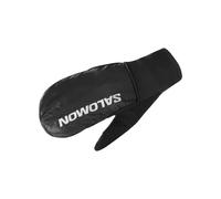Salomon - Gants de trail/running avec rabat intégré - Fast Wing Winter Glove U Deep Black - Taille M - Noir Noir M