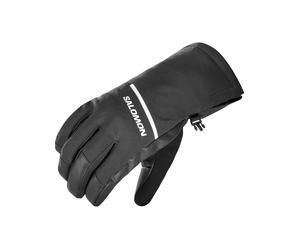 Salomon - Gants imperméables et chauds - Propeller One Gloves U Deep Black en Cuir - Taille S - Noir Noir S