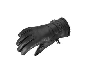 Salomon - Gants isolants en PrimaLoft® et en GORE-TEX - Native Gore-Tex Gloves W Deep Black pour Femme en Cuir - Taille S - Noir Noir S
