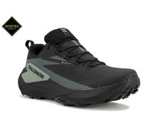 Salomon - Genesis GORE-TEX - Chaussures de trail - UK 8,5 | EU 42.5 - black / agave green / urban chic