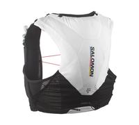 Salomon - Gilet de trail - Adv Skin 5 Race Flag Set Black/White - Taille S - Blanc Blanc S
