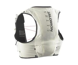 Salomon - Gilet d'hydratation - S/Lab Ultra 10 Set Vanilla Ice / Black - Taille XL - Blanc Blanc XL