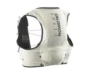 Salomon - Gilet d'hydratation - S/Lab Ultra 10 Set Vanilla Ice / Black - Taille XS - Blanc Blanc XS