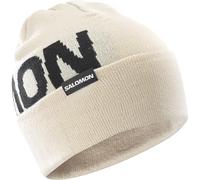 Salomon Hermitage Beanie, Bonnet Chaud Femme pour randonnée, Trail Running, Sports Outdoor, Whisper White, Taille Unique