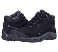 SALOMON Homme Shelter Cs Wp Walking Shoe, Noir Black Ebony Black, 44 EU